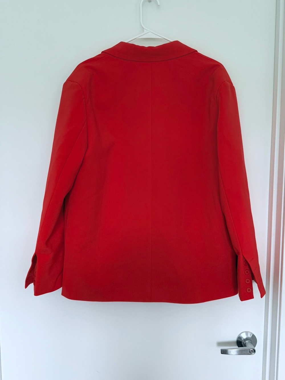 Beulah Vibrant Red/Orange Women's Blazer - Picture 2 of 3